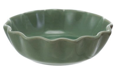 4" Stoneware Scalloped Bowl