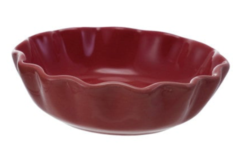 4" Stoneware Scalloped Bowl