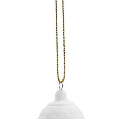 Stoneware Bisque Ornament