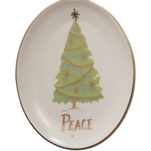 Emily Little Oval Stoneware Dish