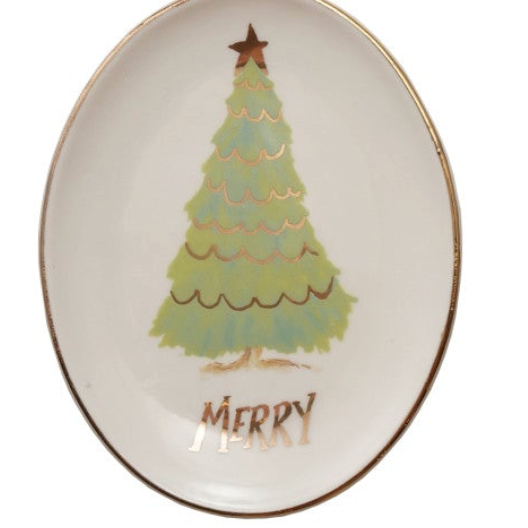 Emily Little Oval Stoneware Dish