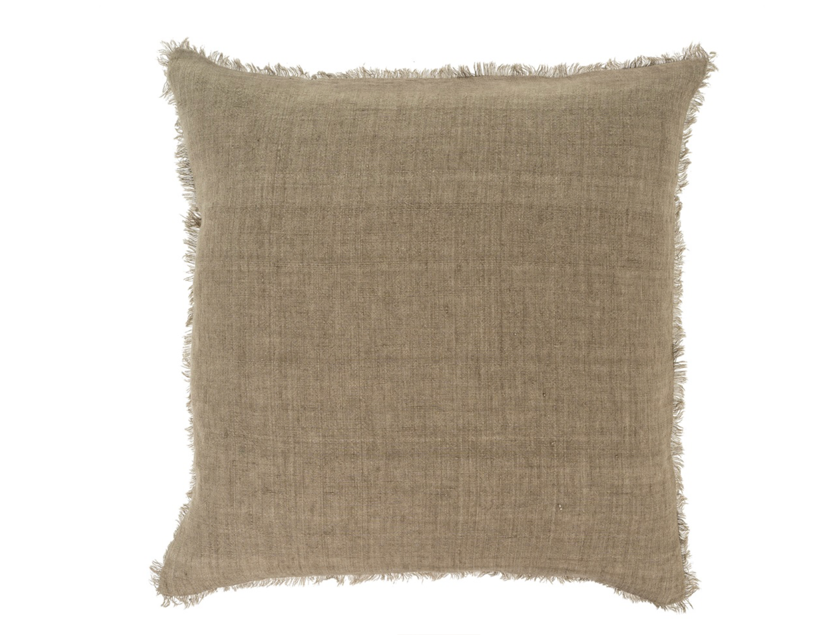 Indaba Lina Linen Mink Pillow