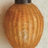 Embossed Recycled Mercury Glass Ornament (Sold Individually)