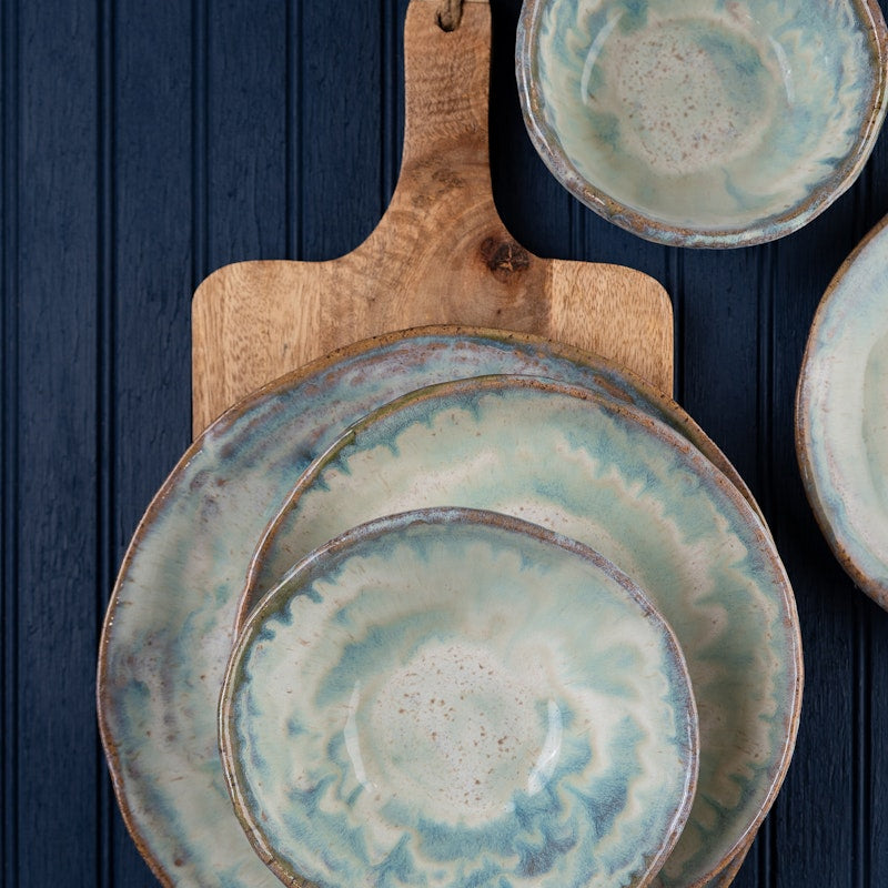 Etta B Rimmed Crimped Salad Plate