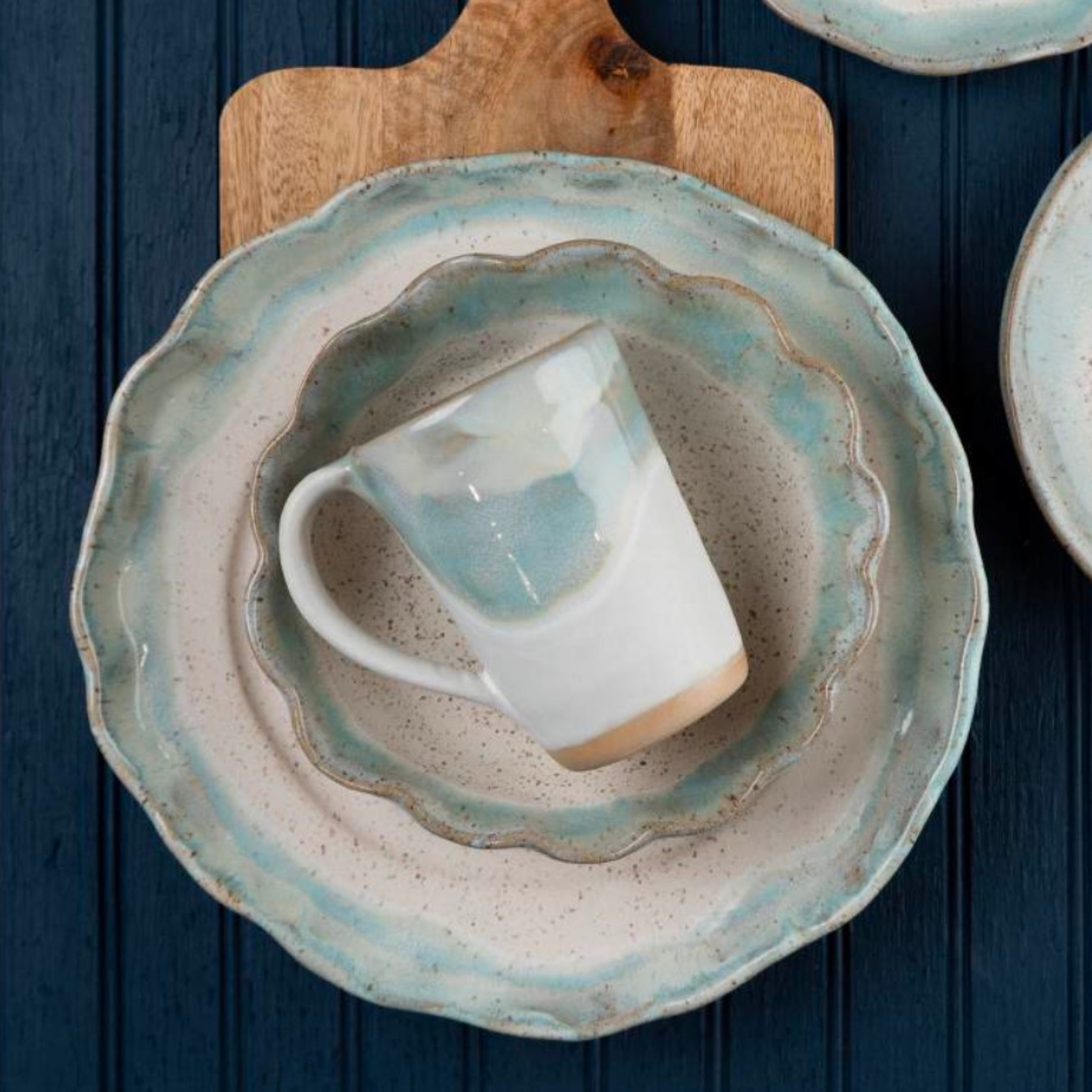 Etta B Ruffled Gumbo Bowl