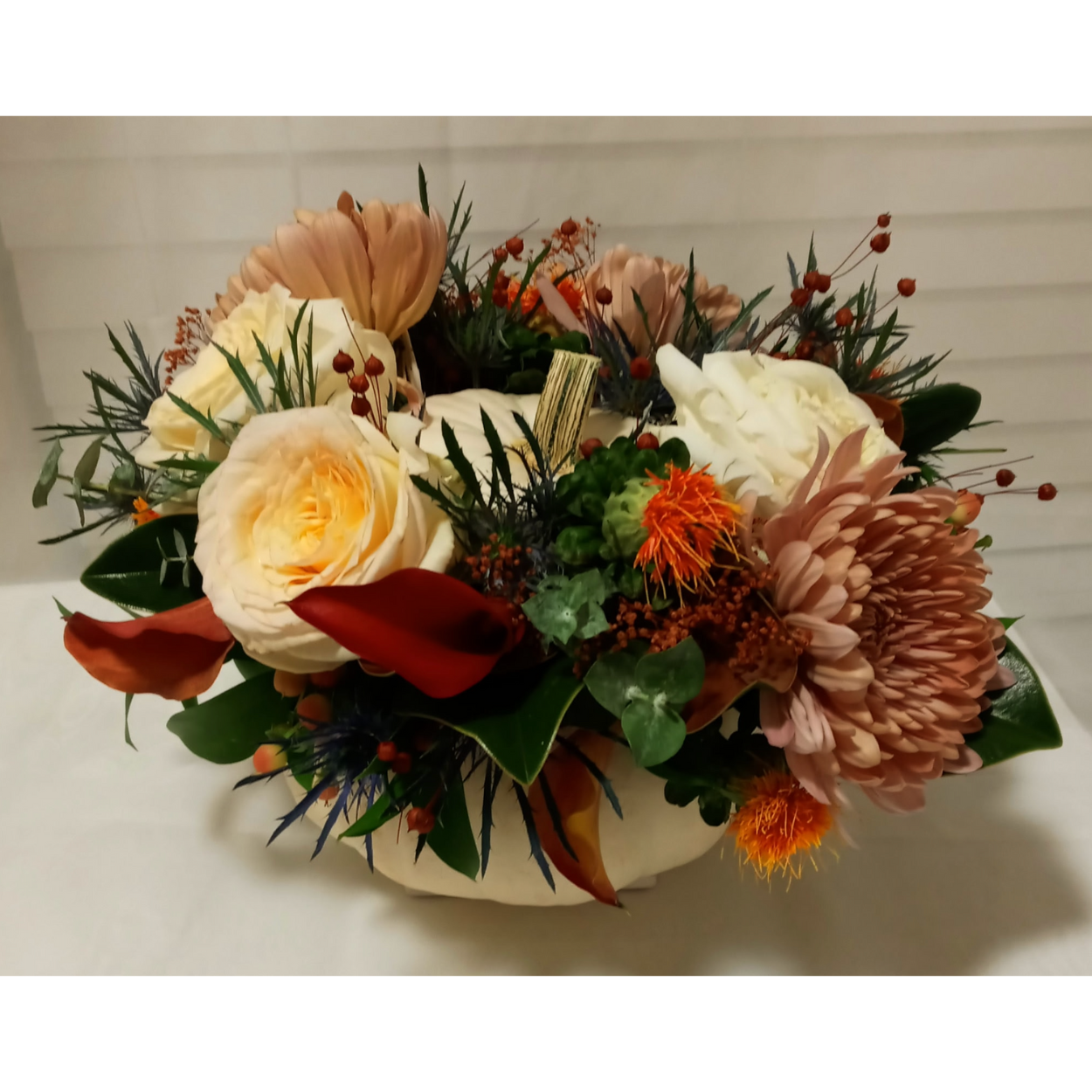 Pumpkin Floral Arrangements by Design Explored Florals