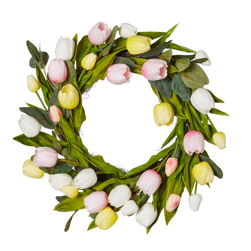 Chêne Blanc Tulip Wreath