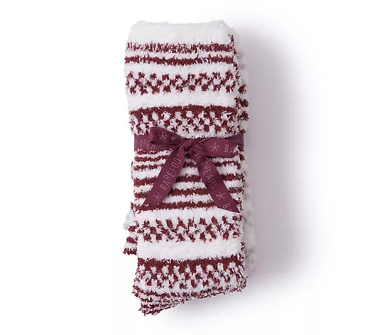 Barefoot Dreams ™ CozyChic Checkered Stripe Socks
