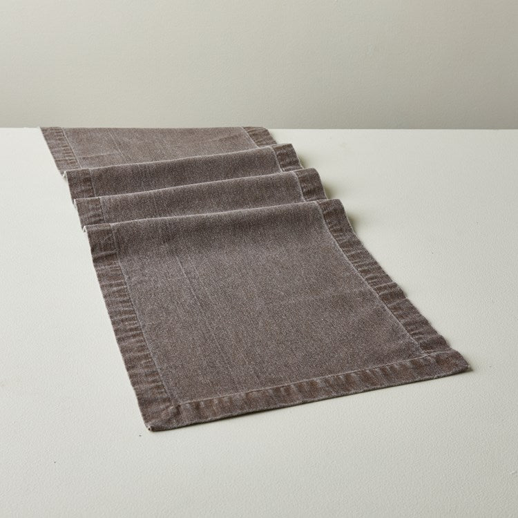 Enzyme Washed Table Runner