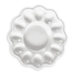 VIDA Alegria Deviled Egg Platter (White)