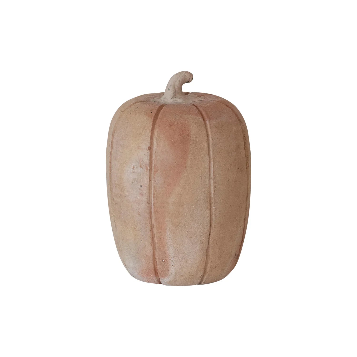 Handmade Terra-Cotta Pumpkin