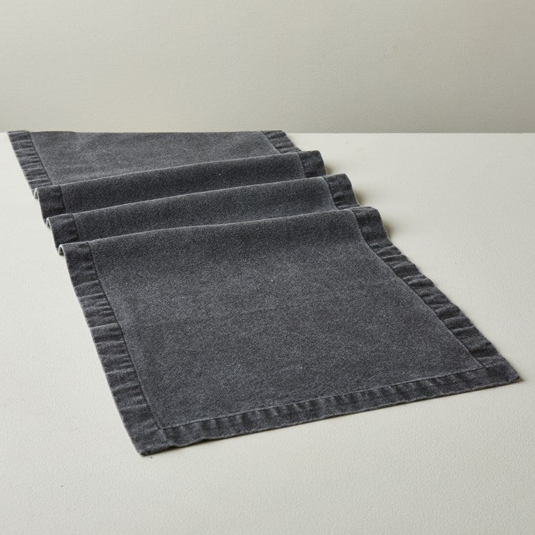 Enzyme Washed Table Runner