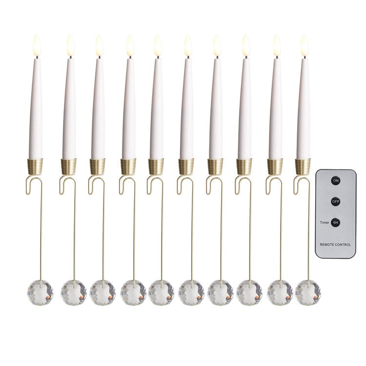 12.5" Lighted Candle Ornament with Remote
