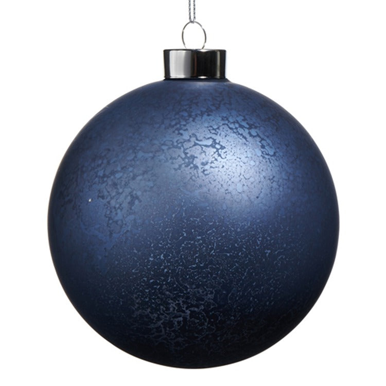 5" Mercury Blue Ball Ornament Ornament