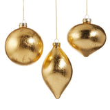 4" Gold Leaf Ornament