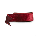 2.5" X 10 Yds Burgundy Velvet Wired Ribbon