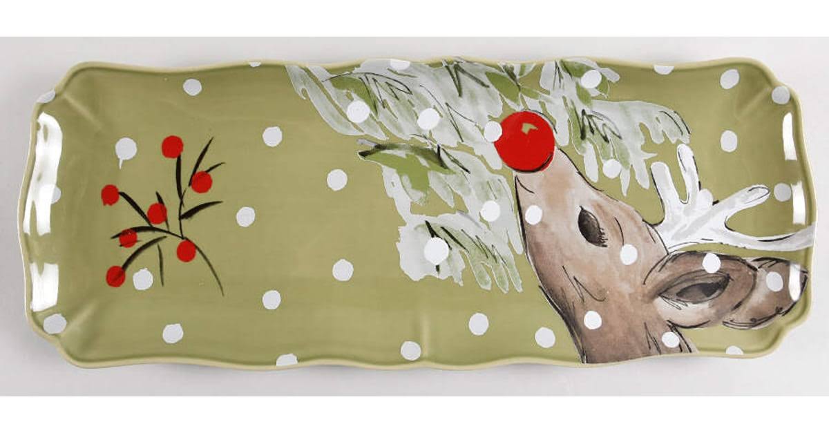 Deer Friends Rectangular Tray