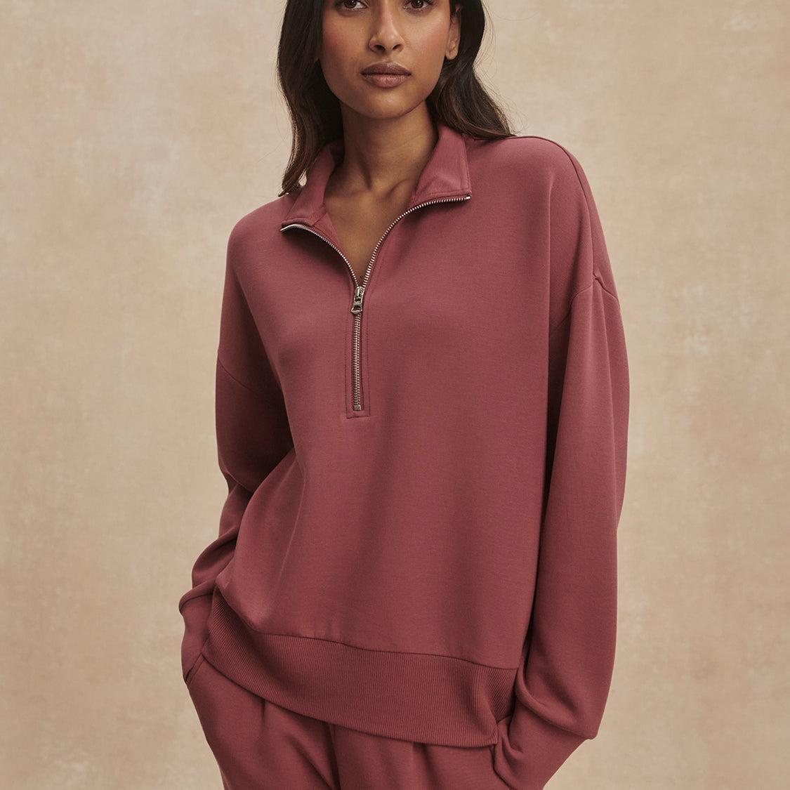 Varley Mavis Mock Neck Sweat