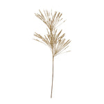 28"H Faux Long Needle Pine Spray w/ Glitter, Champagne Finish