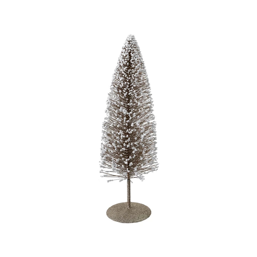 Bottle Brush Tree with Glitter